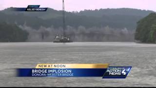 107-year-old Donora-Webster Bridge imploded