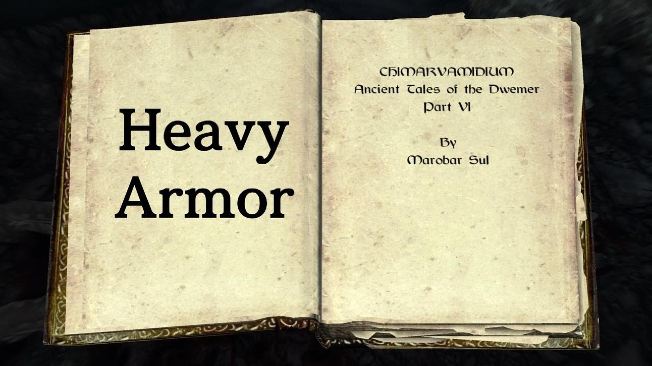 SKYRIM - HEAVY ARMOR Skill Book Locations