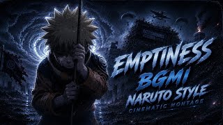 EMPTINESS ⚡ BGMI Naruto Style Cinematic Montage 🔥 | Glow Effect Beat Sync Edit | SOLUS NARUTO YT