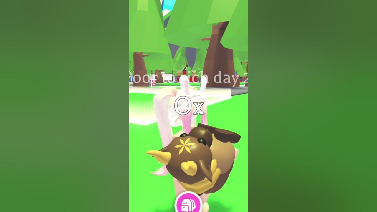 Any offers? Trading Ride frogspawn and full grown ox // ADOPT ME 🩷 ️🧡💛💚