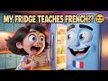 Learn French Daily Routine Fast 🇫🇷 (But My Fridge Had Other Plans…)