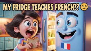 Learn French Daily Routine Fast 🇫🇷 (But My Fridge Had Other Plans…)