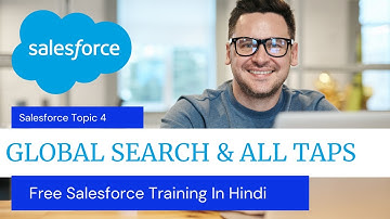 Salesforce Global Search & Different Taps | Salesforce Quick Guide | In Hindi