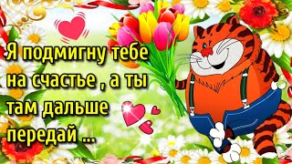 🌷🌷🌞Самого доброго весеннего утра!💗Благословенного дня!🌷🌞💗Красивая музыкальная открытка🌷