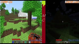 Indev vs Infdev- Minecraft