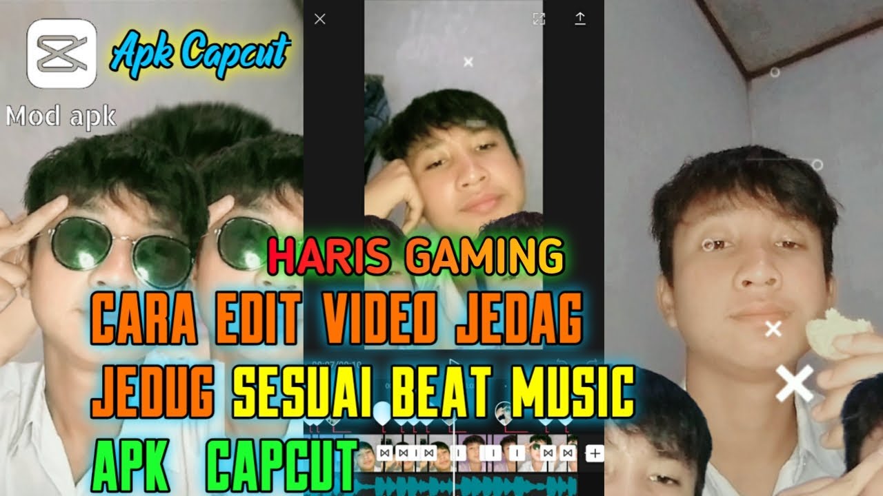 Cara Edit Video jedag jedug sesuai beat music simple keren di Apk