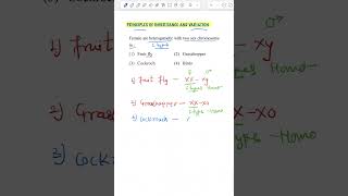NEET Biology MCQ, Principles of inheritance and variation, Botany MCQ,12th NCERT Biology