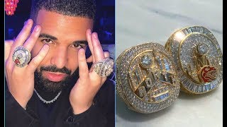 Toronto raptors gift drake most expensive nba ring ever