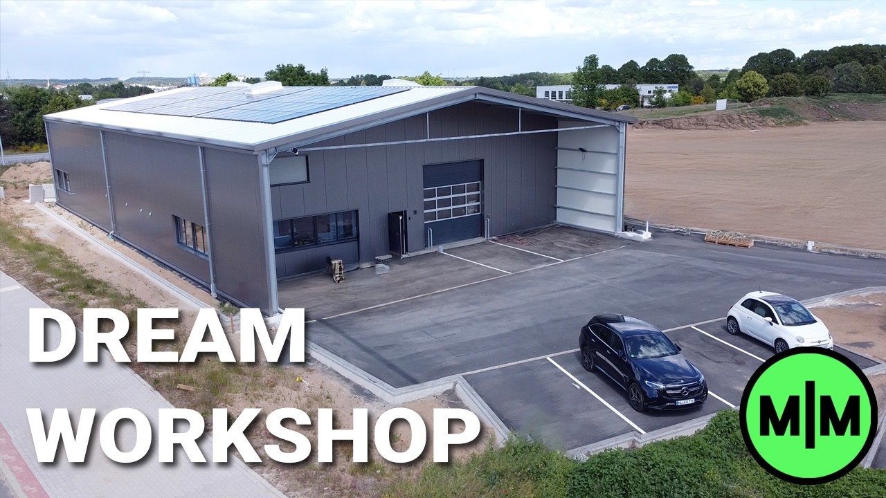 From Empty Building to Fully Equipped Workshop  | Max Maker Dream Workshop Ep. 7