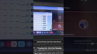 Amazon Private Label Class Live Review😌 Personal Mentorship Client Review #amazon #shopify #shorts