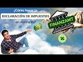 ¿Cómo hacer la 💶 Declaración de IMPUESTOS en Alemania? | 💵 (Steuererklärung)