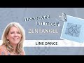 Tuto zentangle facile  motif line dance