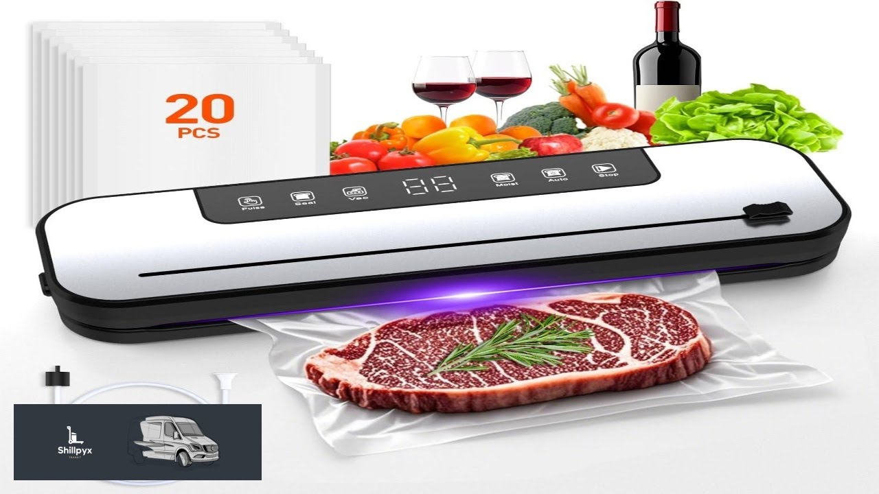 Food Vacuum Sealer Machine 75kpa Powerful Food Saver Vacuum Sealer Machine