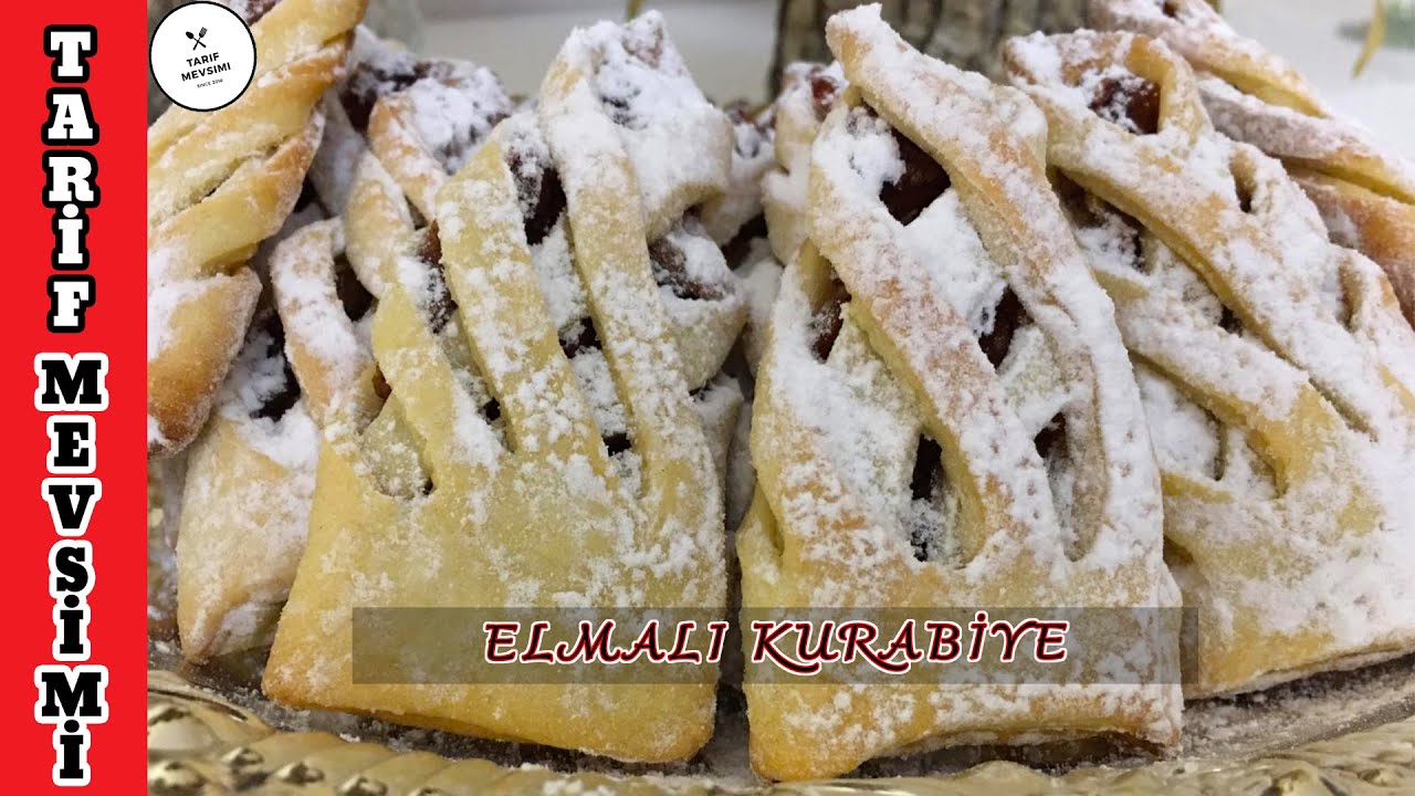 Elmalı Kurabiye Tarifi Yumuşamayan Tam Ölçülü Tarif Kurabiye