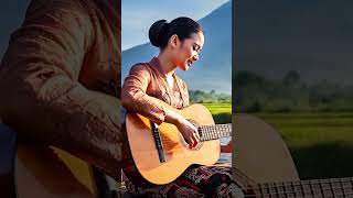 Download Lagu Pretty Girl Is Playing Guitar #music #instrumental #acoustic #relaxing #shorts MP3