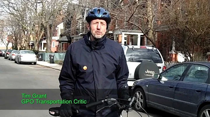 Green Party of Ontario: Tim Grant cycling safety vblog
