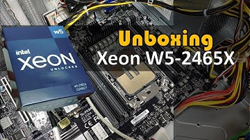 4th Gen Intel Xeon W5-2465X Processor 16 cores LGA 4677 Unboxing #xeon #intel