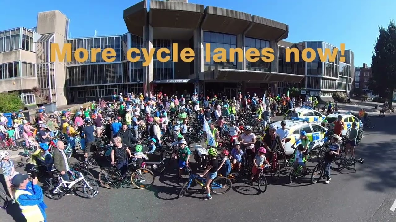 Kidical Mass 2023 Brighton & Hove - shorter version