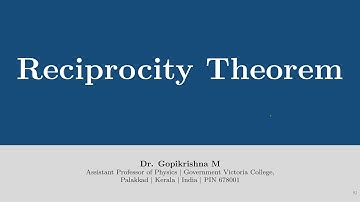 Reciprocity Theorem