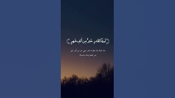 وما أدراك ما ليلة القدر القارئ ياسر الزيلعي