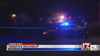 Gun violence leads to fugitive roundup in Vance County