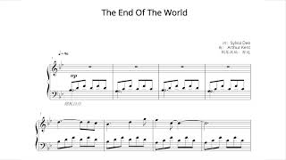 The End of The World -  Piano ver. (Intermediate Level)