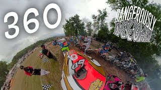 Worlds Fastest 65cc Dirtbike Rider!? On Board 360 Cam at Loretta Lynns  Practice