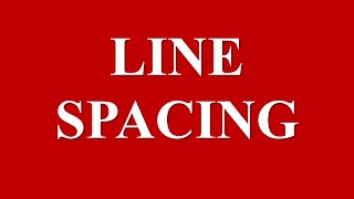 How to change line spacing in Latex