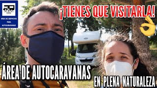 ¡TIENES QUE CONOCERLA! Área de AUTOCARAVANAS EN PLENA NATURALEZACarcaixent