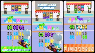 Sushi Jam Puzzle Game (Gameplay Android)