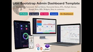 Bootstrap 5 Admin Dashboard with Horizontal RTL Light Theme