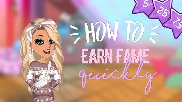 HOW TO EARN 500k FAME ON MSP !! || HOW TO EARN FAME AND LEVEL UP FAST!!