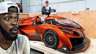 4 MILLION DOLLARS?! Divine REACTS To Unboxing The $4 Million McLaren Solus GT