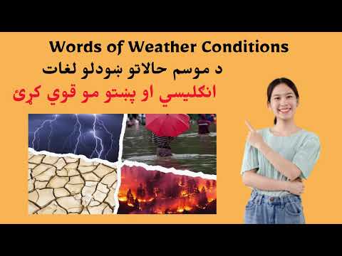     د هوا حالاتو لغات