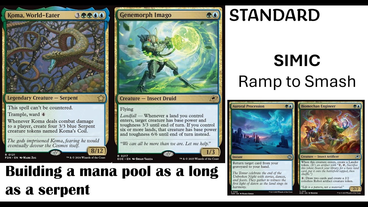 Bluetiful Landterference: Simic Koma Ramp - YouTube