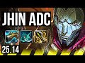 JHIN &amp; Bard vs YUNARA &amp; Karma (ADC) | 10/2/9, Legendary | EUW Challenger | 25.14