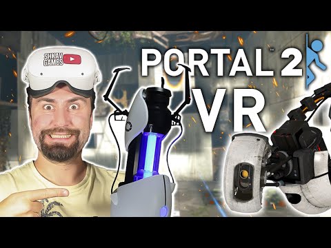 Видео: ГЛАДОС ОТОБРАЛА ПУШКУ! Portal 2 VR / Часть 2 /