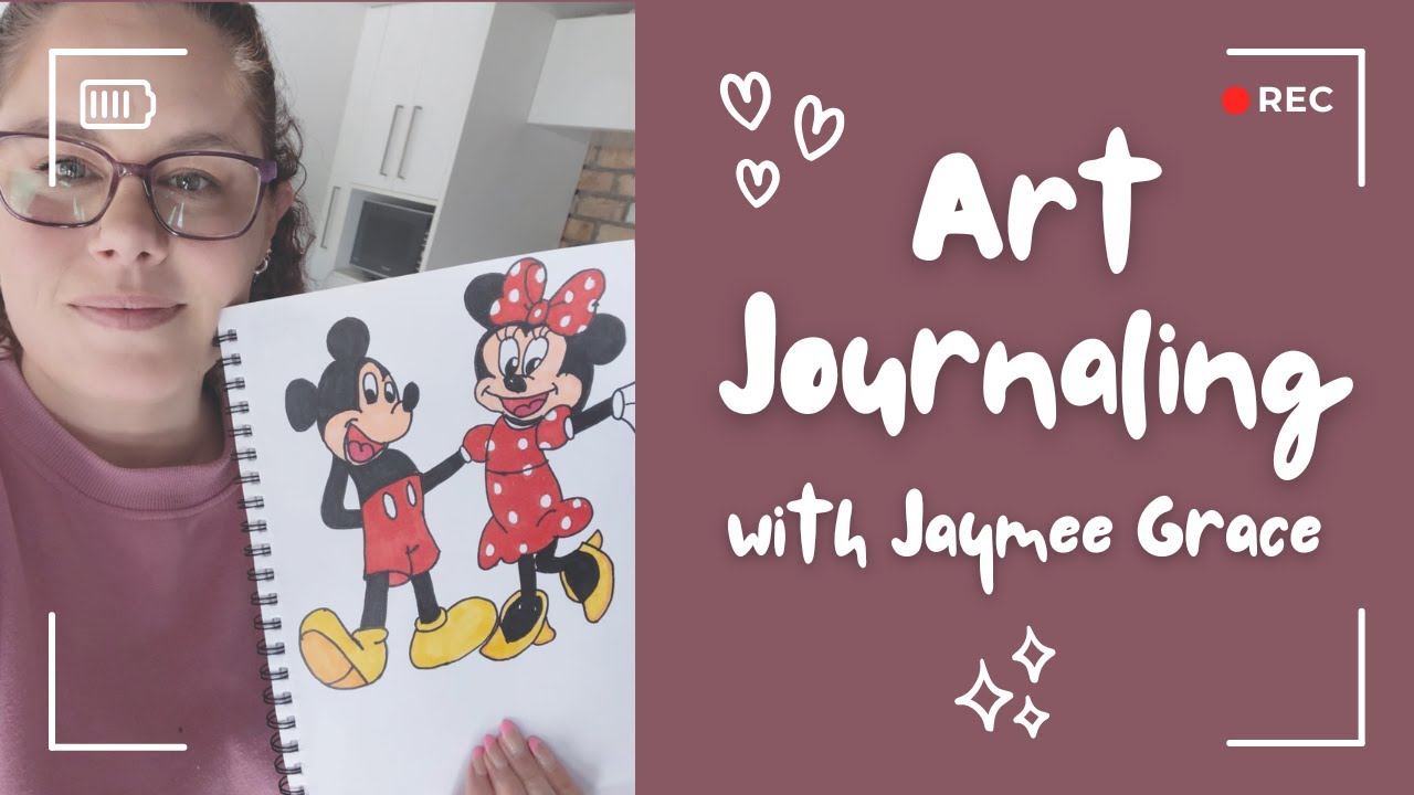 Cartoon Art Theme | Art Journaling with Jaymee Grace | 23.02.25