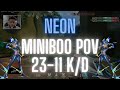 Th miniboo pov neon on lotus 2311 kd valorant pro pov