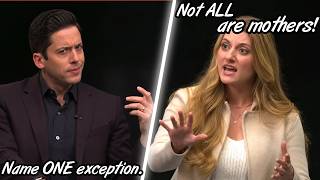 Woke Feminist Defends “Pregnant People” — Then Michael Knowles Asks “What Other Than Mothers?”