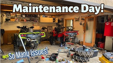 Can-Am Outlander Leaking Differential Seals, Torn CV Boots, Worn Steering, and More! | Garage Ep.1
