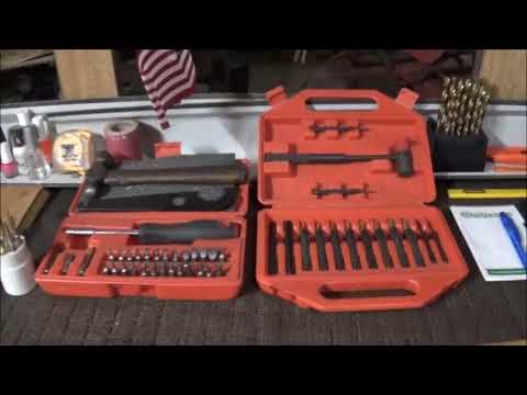 Gunsmith Work Area self defense flashlight