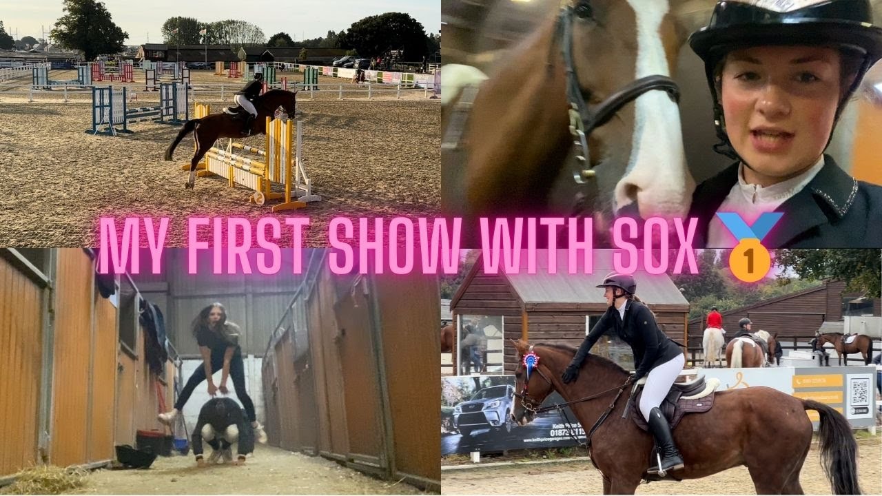 What really happens at horse shows + My first show with Sox