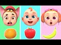 Yes Yes Vegetables Song + Color Song For Kids | Rosoo - Song For Kids | Nursery Rhymes