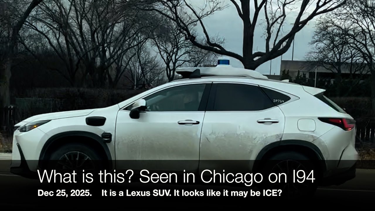 Is this a Waymo? I spotted this Lexus with LIDAR, Cameras, and Radar on I294 in Chicago. 