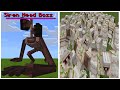 SIREN HEAD vs 9,999+ SUPER MUTANT GOLEMS IN MINECRAFT