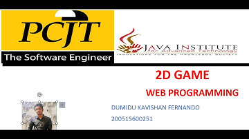 JAVA INSTITUTE 2D GAME
