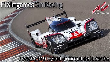 F1Simgames Porsche 919 Hybrid @ Cirquit de la Sarthe