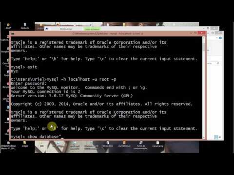 utiliser mysql avec l'invite de commande cmd