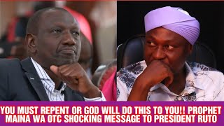 URATHI WA PROPHET MAINA WA OTC KURI PRESIDENT!!ERIRE KANA NGAI NIAGWIKA MAUNDU MAYA MATATU AMUNINE!